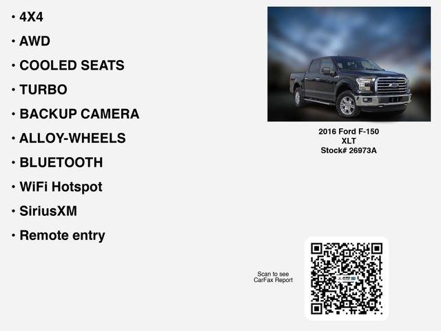 Ford F-150 Lariat SuperCrew 5.5-ft. Bed 4WD 2016