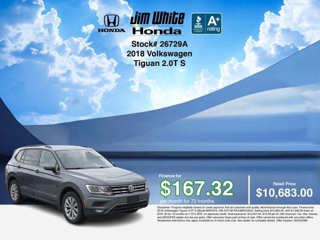 Volkswagen Tiguan S 2018