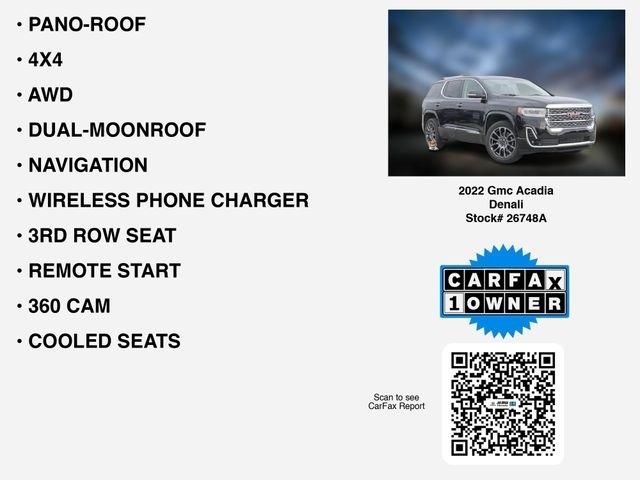 GMC Acadia Denali AWD 2022