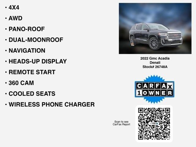 GMC Acadia Denali AWD 2022