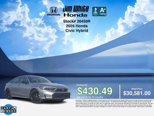 Honda Civic Sport Hybrid 2026