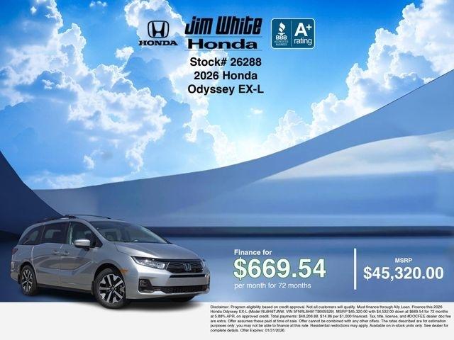 Honda Odyssey EX-L 2026