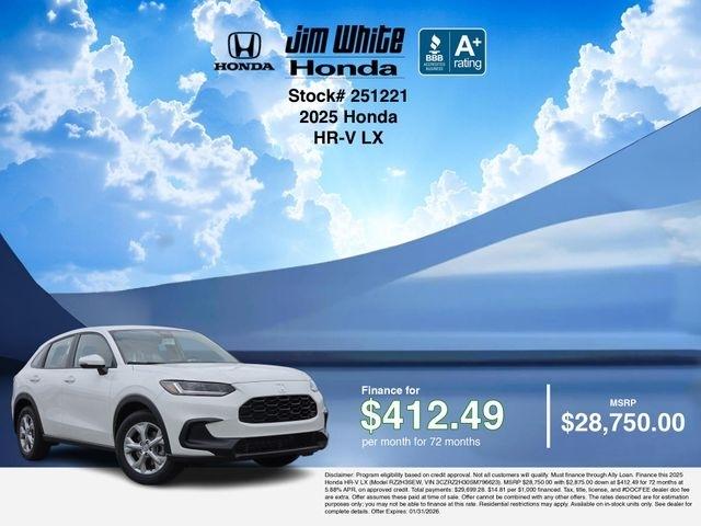 Honda HR-V LX AWD 2025