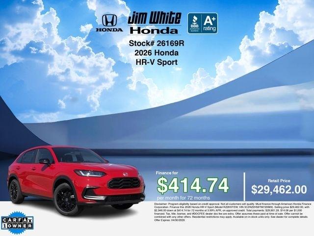 Honda HR-V Sport AWD 2026