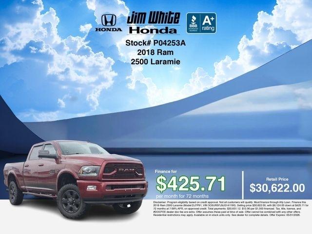 RAM 2500 Laramie Crew Cab SWB 4WD 2018