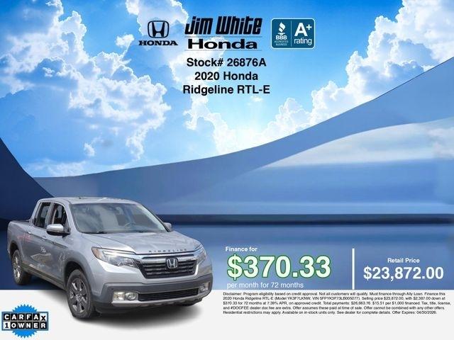 Honda Ridgeline RTL-E AWD 2020