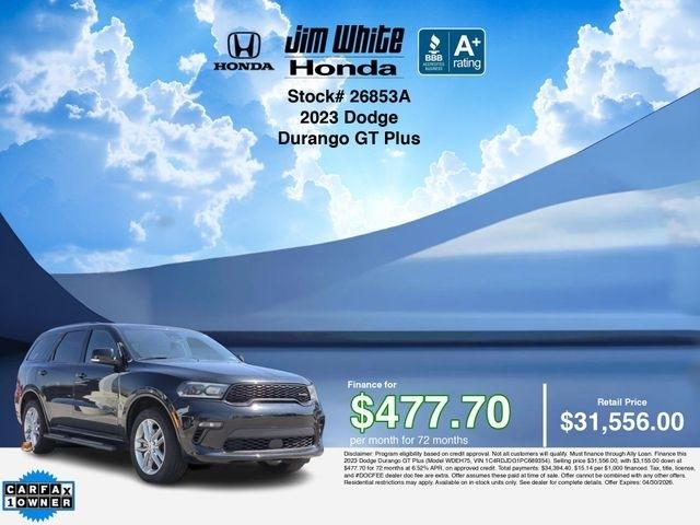 Dodge Durango GT Plus AWD 2023