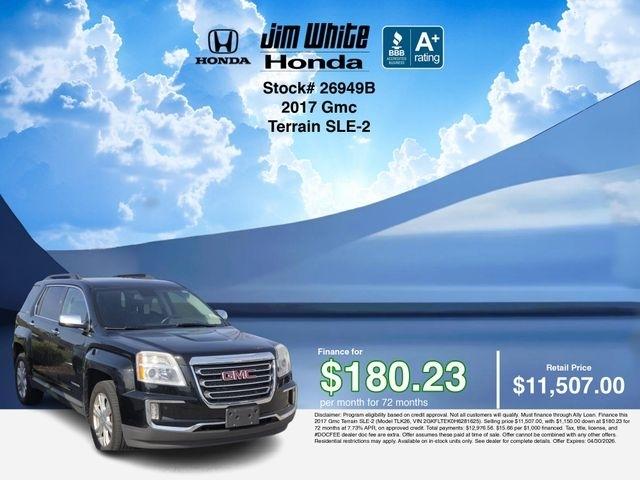 GMC Terrain SLE2 AWD 2017