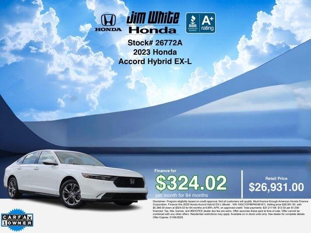 Honda Accord EX-L 2023