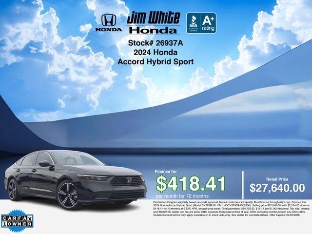 Honda Accord Sport Hybrid 2024