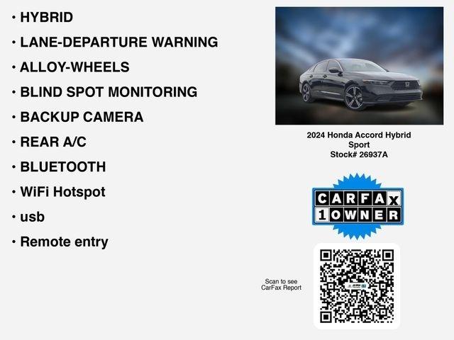 Honda Accord Sport Hybrid 2024