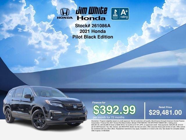 Honda Pilot Black Edition 2021
