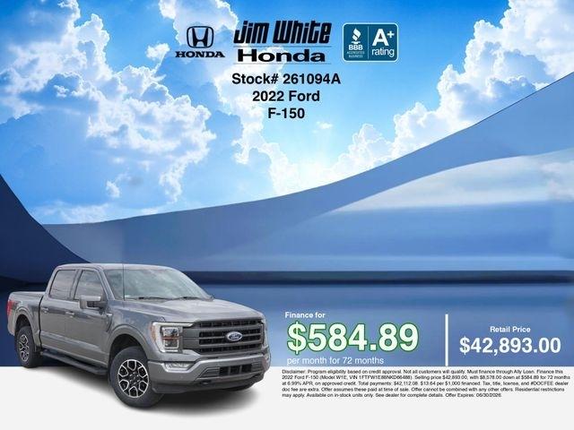 Ford F-150 XL SuperCrew 6.5-ft. Bed 4WD 2022