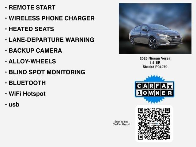 Nissan Versa SR 2025
