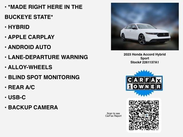 Honda Accord Sport Hybrid 2023