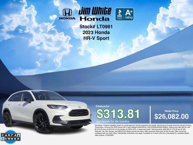 Honda HR-V Sport AWD 2023