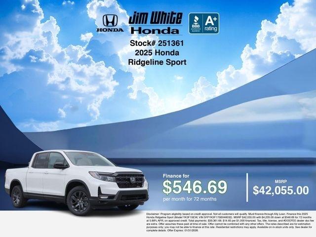 Honda Ridgeline Sport 2025