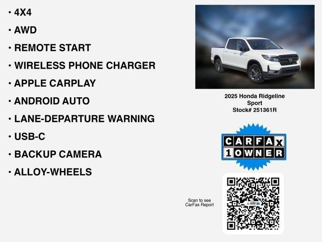Honda Ridgeline Sport 2025