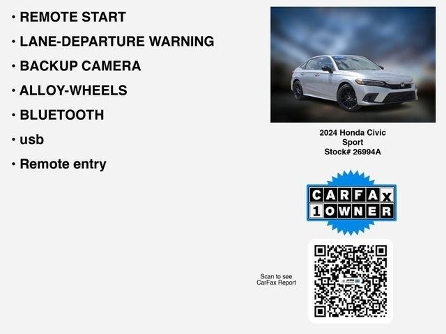 Honda Civic Sport 2024