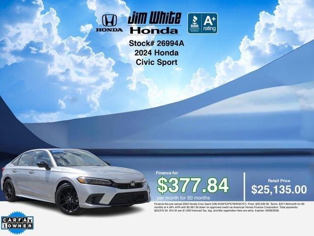 Honda Civic Sport 2024