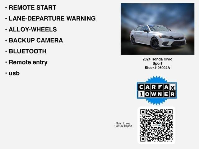 Honda Civic Sport 2024
