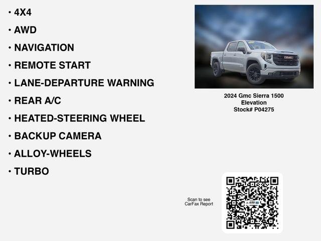 GMC Sierra 1500 Elevation L Crew Cab 4WD 2024
