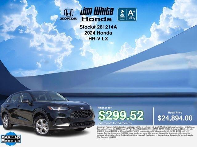 Honda HR-V LX AWD 2024