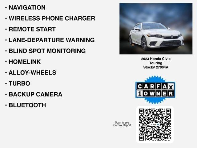 Honda Civic Touring Sedan CVT 2023