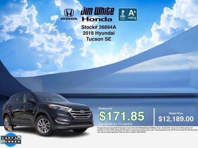 Hyundai Tucson SE 2018