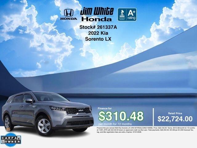Kia Sorento LX 2WD 2022
