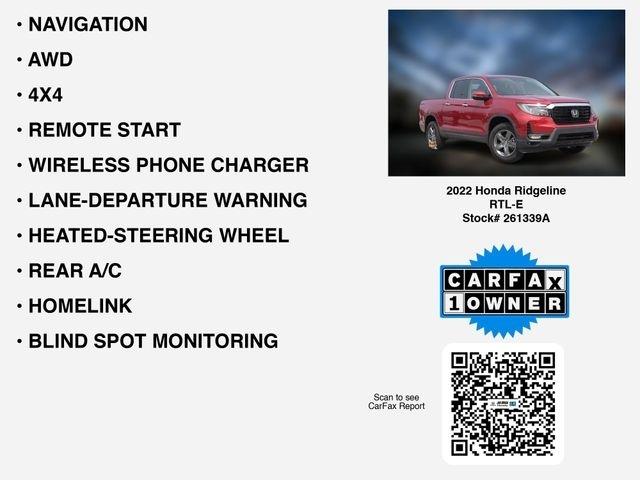Honda Ridgeline RTL-E 2022