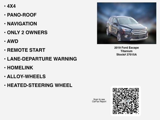 Ford Escape Titanium 4WD 2019