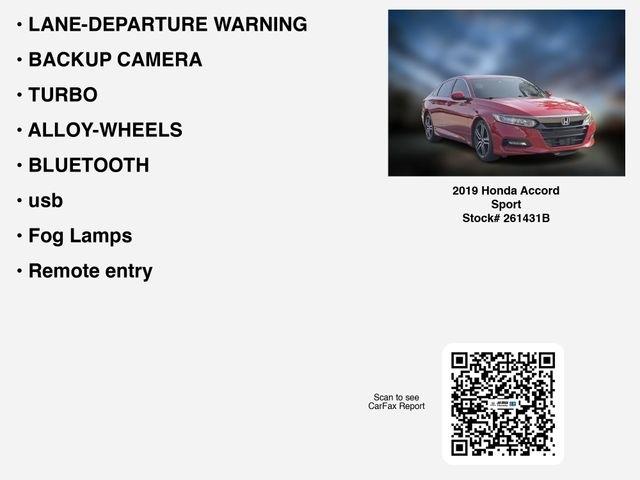 Honda Accord Sport CVT 2019