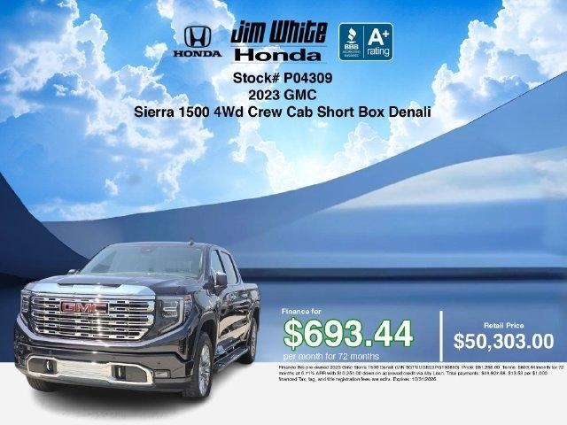 GMC Sierra 1500 Denali Crew Cab Short Box 4WD 2023