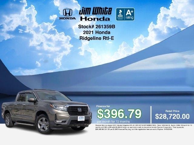 Honda Ridgeline RTL-E 2021