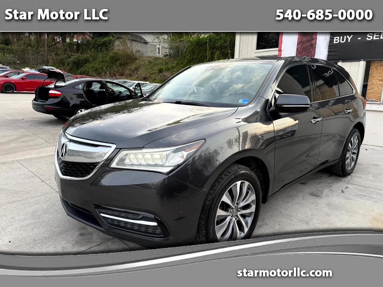 Acura MDX SH-AWD 6-Spd AT w/Tech Package 2014