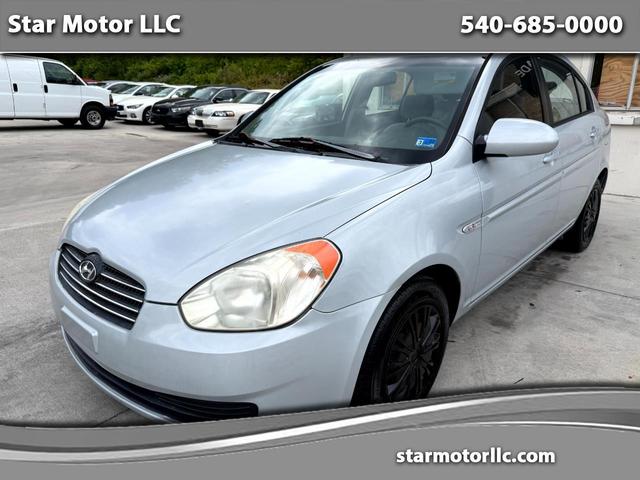 Silver 2007 Hyundai Accent GLS Sedan FWD Sedan Front-Wheel Drive Automatic