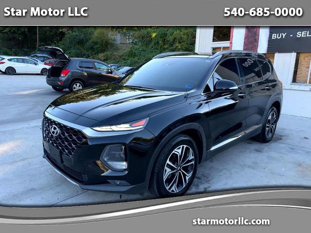 Black 2019 Hyundai Santa Fe SUV / Crossover All-Wheel Drive Automatic
