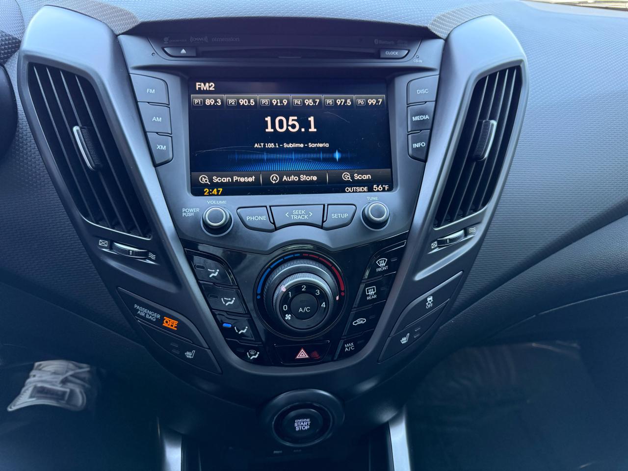 Hyundai Veloster Turbo 6AT 2016