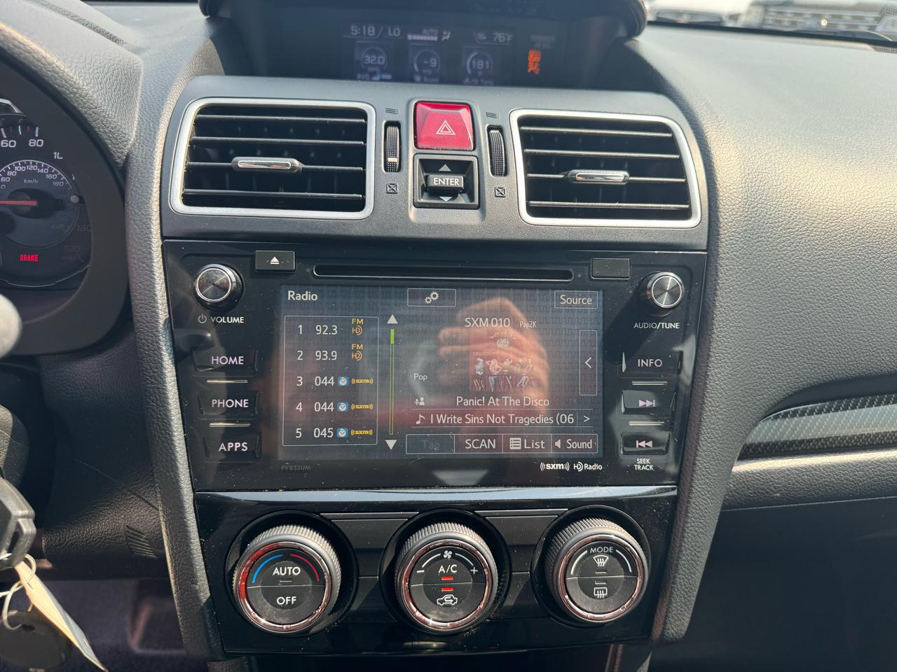 Subaru WRX Premium 6M 2018