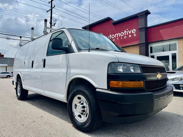 White 2019 Chevrolet Express Cargo Van Rear-Wheel Drive Automatic