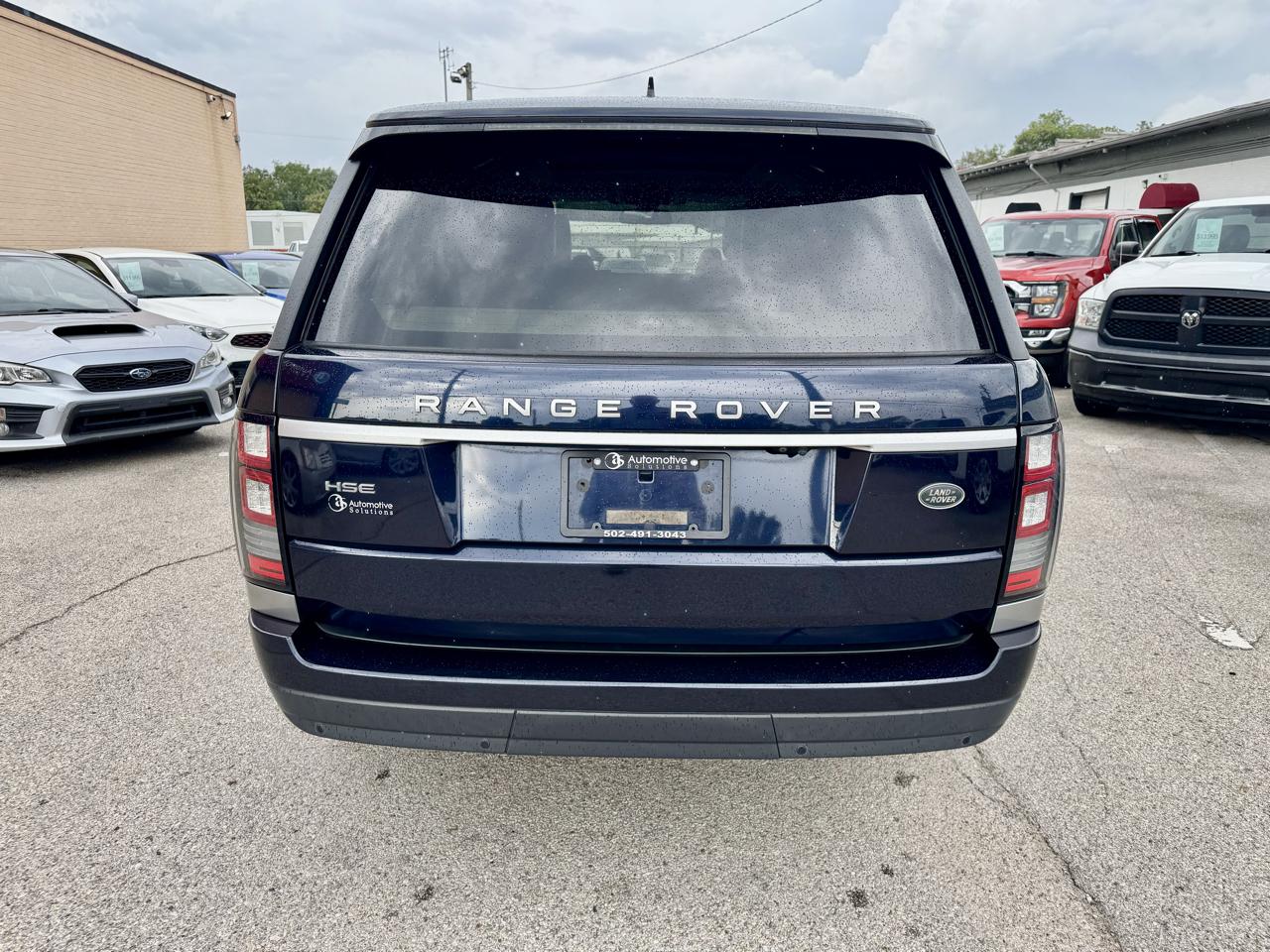 Land Rover Range Rover HSE 2016