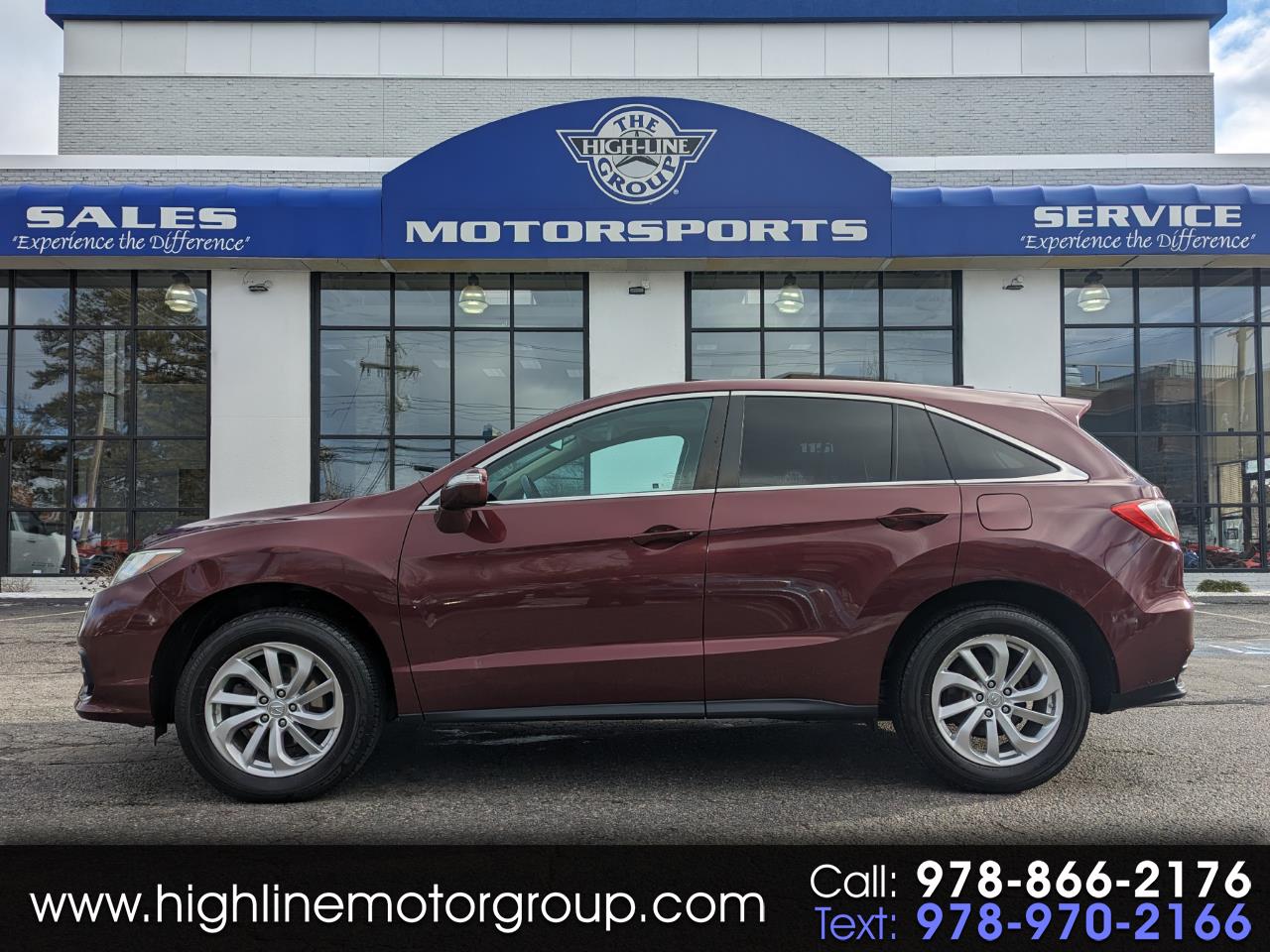 2016 Acura RDX AWD 4dr Tech/AcuraWatch Plus Pkg