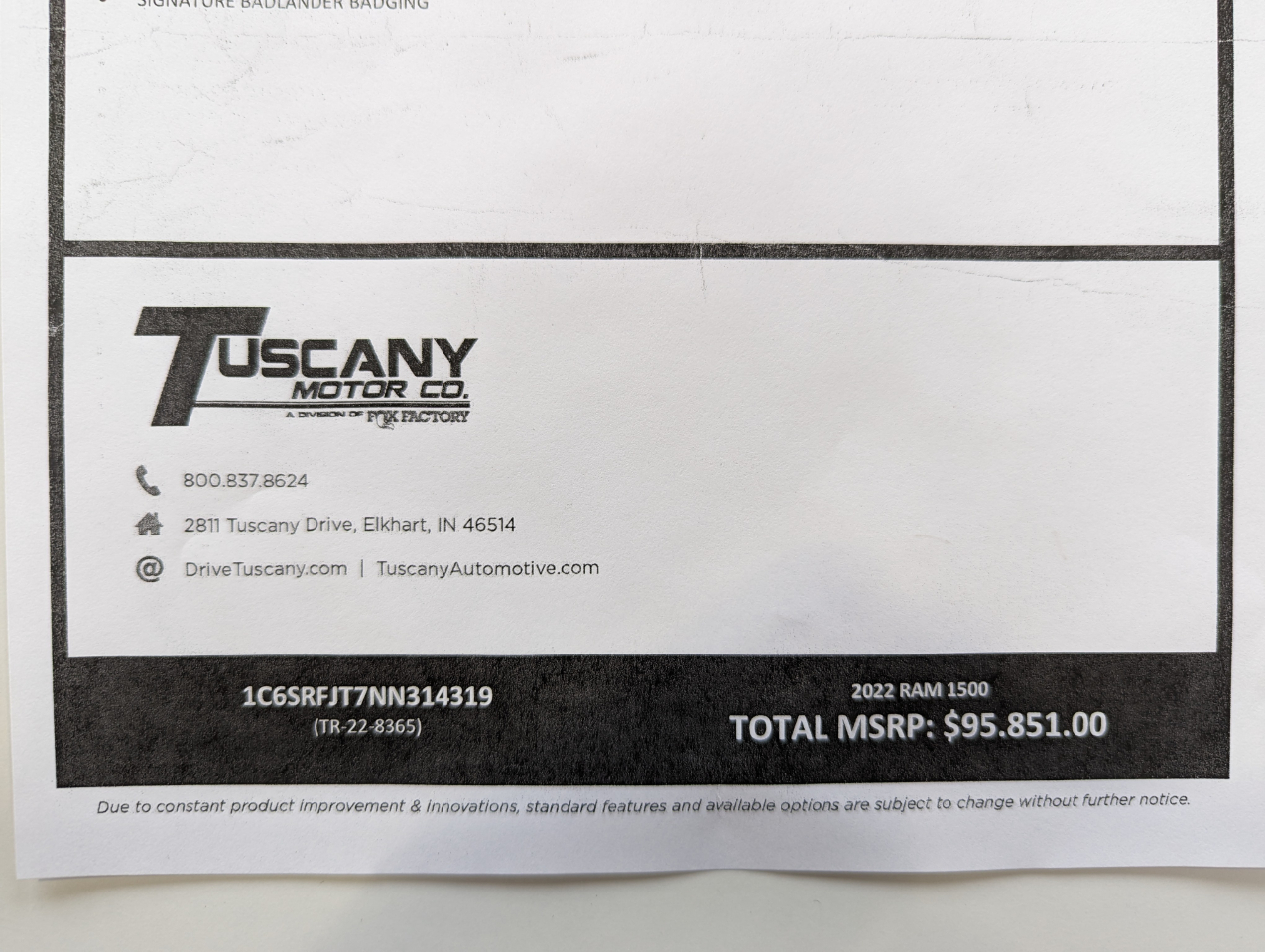 RAM 1500 Laramie 4x4 Crew Cab 5'7" Box 2022