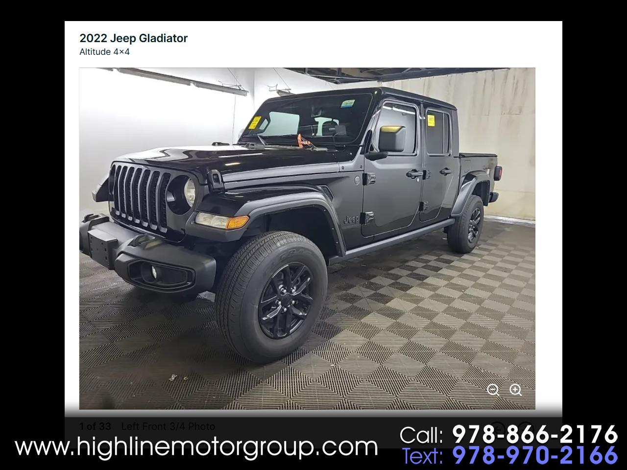 Jeep Gladiator Altitude 4x4 2022