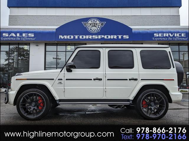 White 2021 Mercedes-Benz G-Class AMG G 63 4MATIC SUV / Crossover All-Wheel Drive Automatic