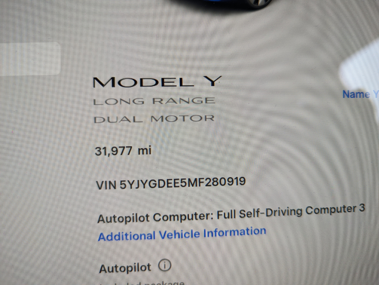 Tesla Model Y Long Range AWD 2021