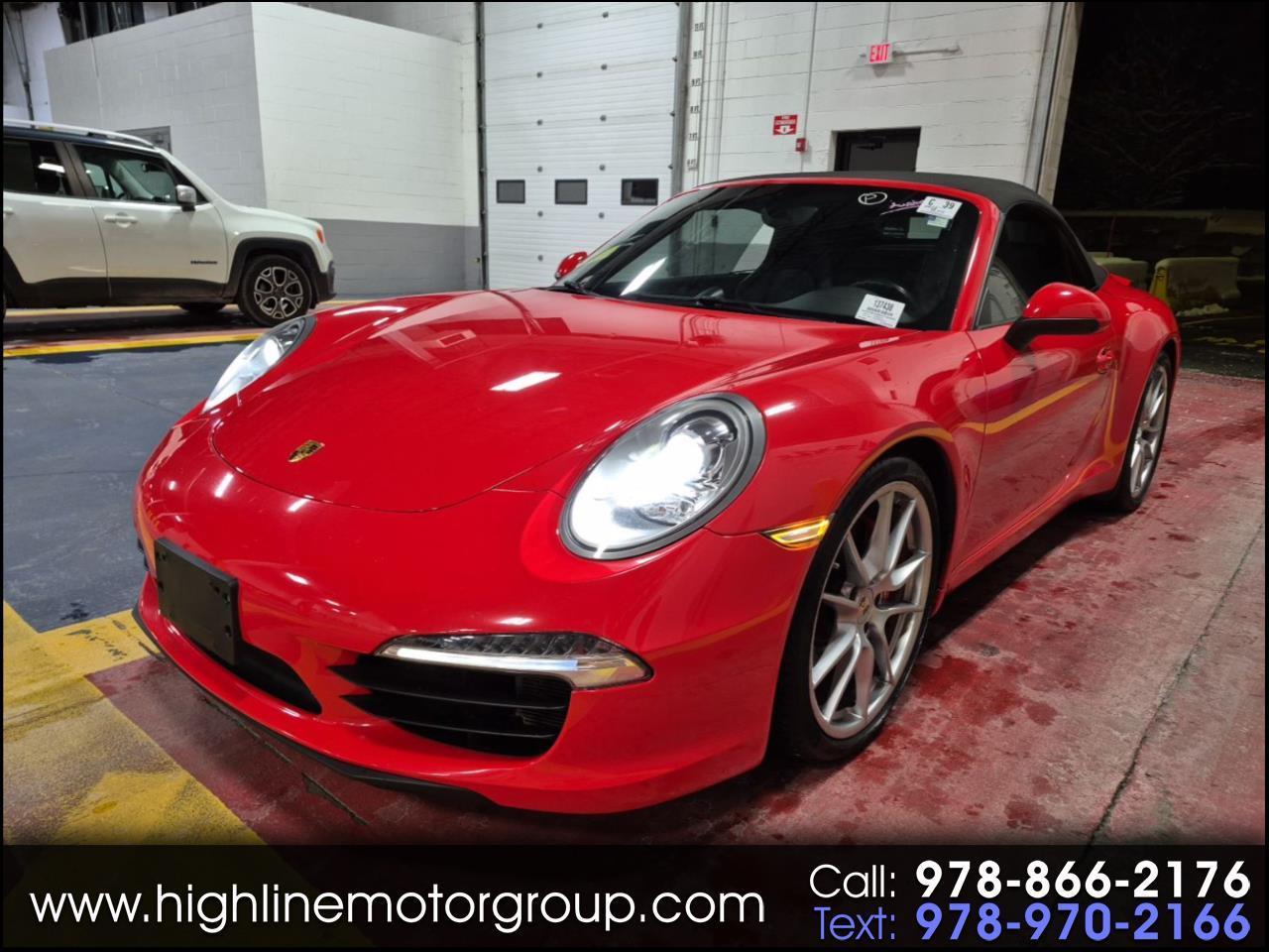 Porsche 911 2dr Cabriolet 991 Carrera S 2012