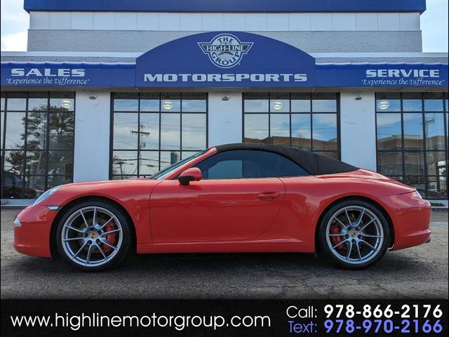 Red 2012 Porsche 911 Carrera S Cabriolet RWD Convertible Rear-Wheel Drive Automatic