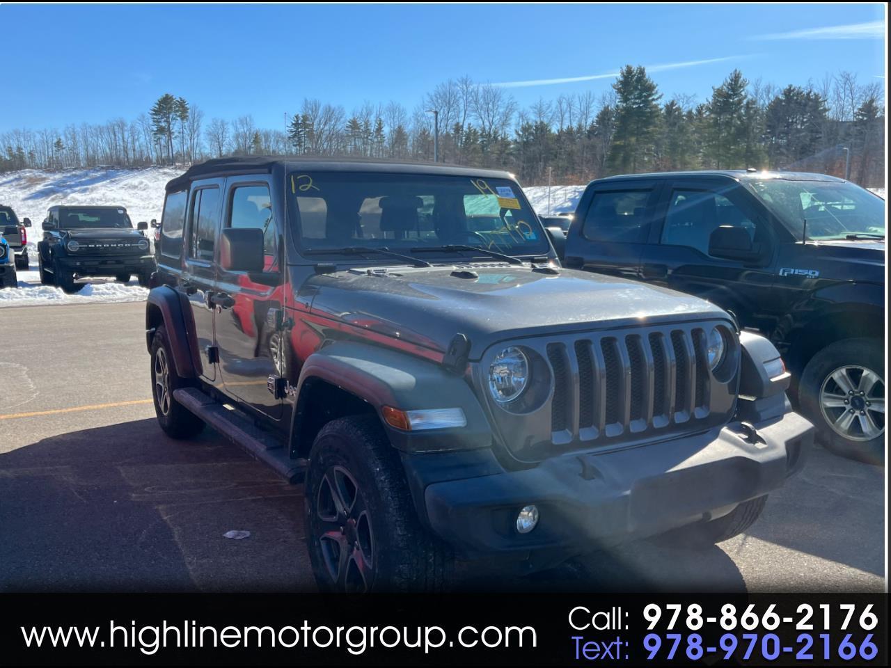 Jeep Wrangler Unlimited Sport S 4x4 2019